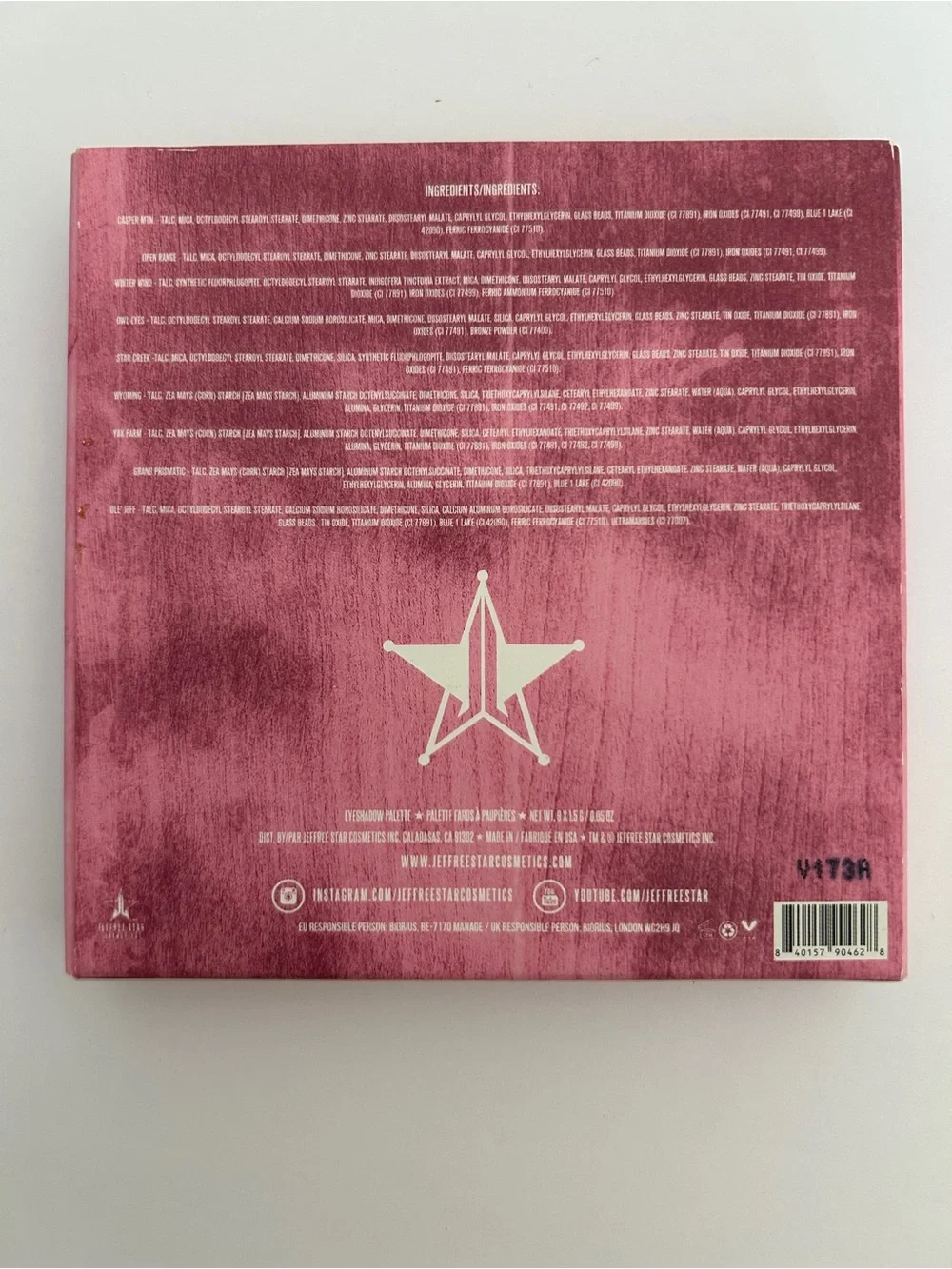 Jeffree Star- Star Ranch Eyeshadow Palette
